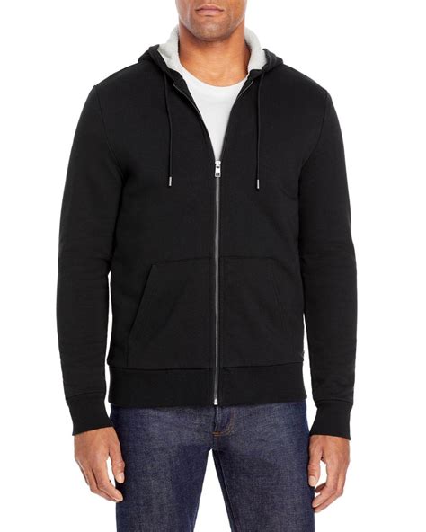 michael kors mens black sherpa hooded sweatshirt|Amazon.com: Michael Kors Hoodie.